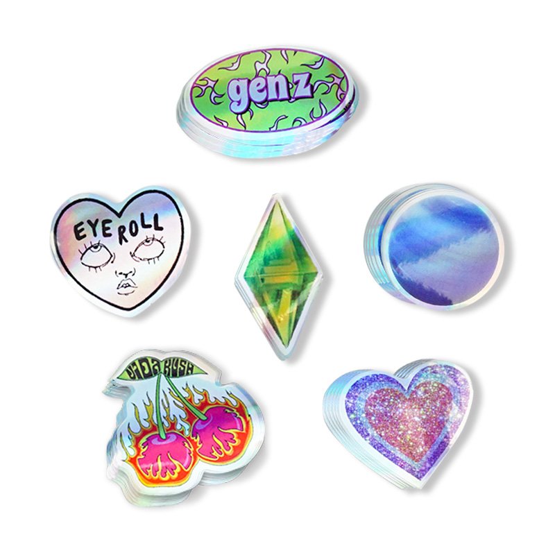 Anime Cute Sticker Waterproof Die Cut Printing Vinyl Pvc Cartoon Sticker