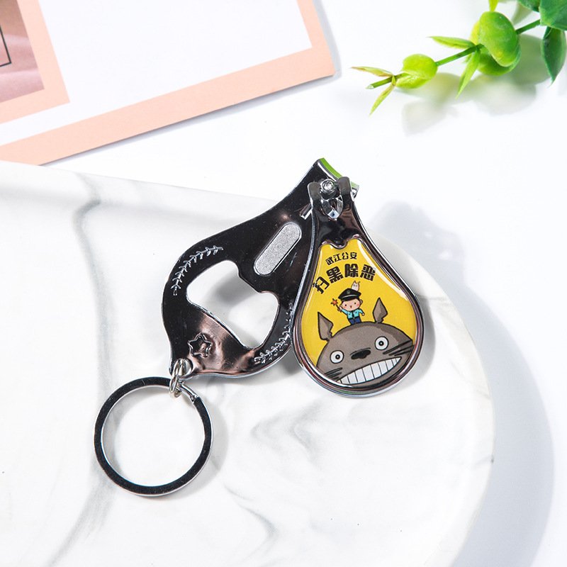 Epoxy Resin Label Cartoon Creative Refrigerator Magnet Decorative Sticker For Nail Clippers Keychain Refrigerator