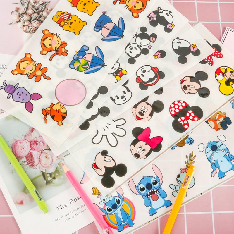 Most Popular Decals cartoon Sticker Cute Hello Kitty Stickers sheet Waterproof kiss cut Kawaii vinyl sticker