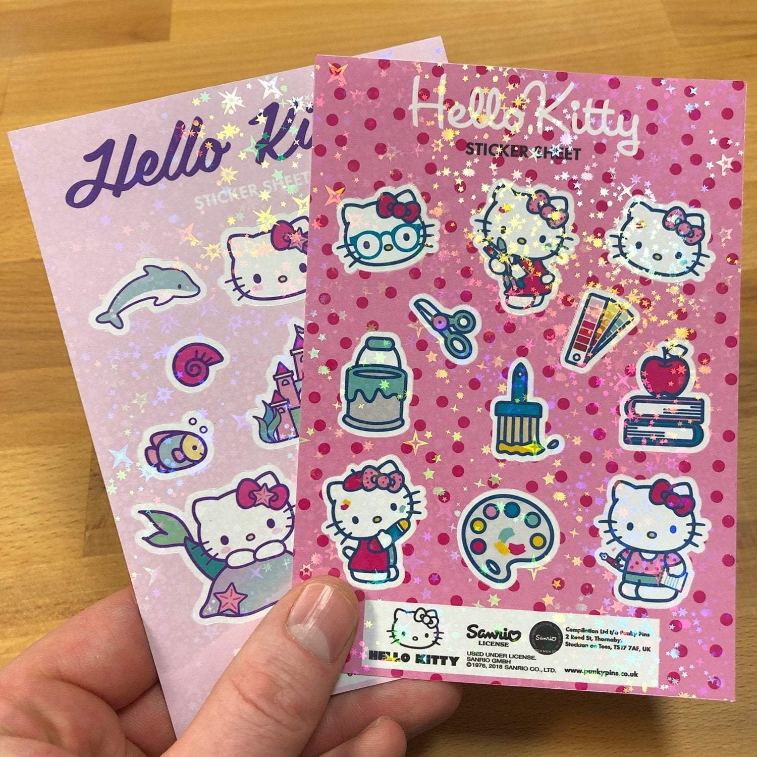 Most Popular Decals cartoon Sticker Cute Hello Kitty Stickers sheet Waterproof kiss cut Kawaii vinyl sticker