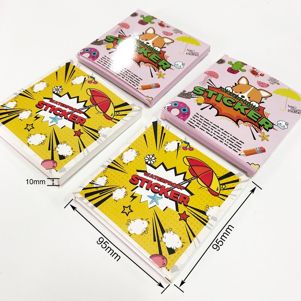 50pcs custom Cartoon Stickers Cute Waterproof Stickers waterproof Water Cup journal custom logo stickers