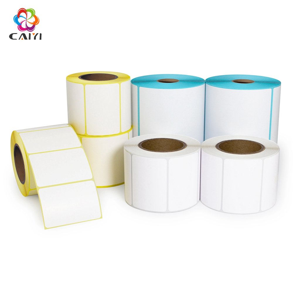 58x40mm, 58x60mm, etc. Thermal Scale Labels Scale Stickers Thermal Label Roll with Printing Or Blank White
