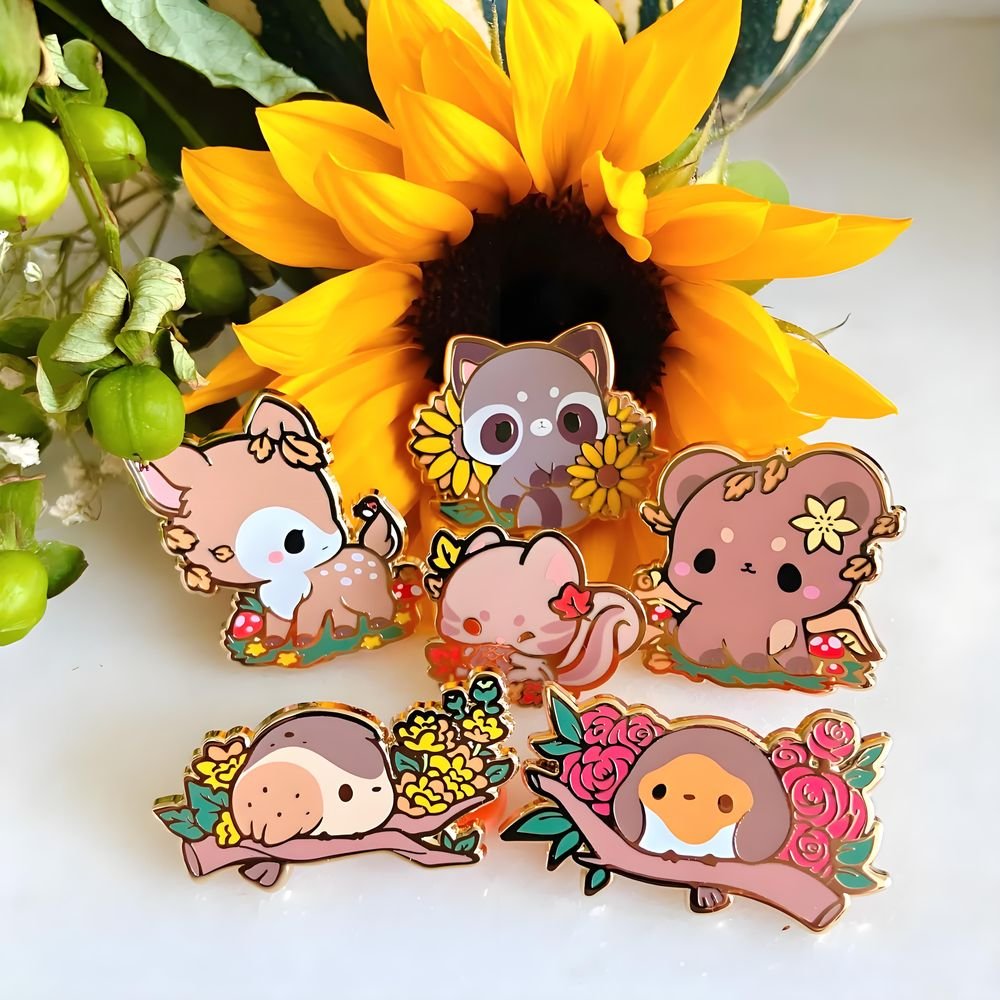 Professional Custom Fashion Anime Hard Soft Enamel Pin Bulk Cartoon Gold Plated Hard Pins Enamel Metal Badge Custom Lapel Pin