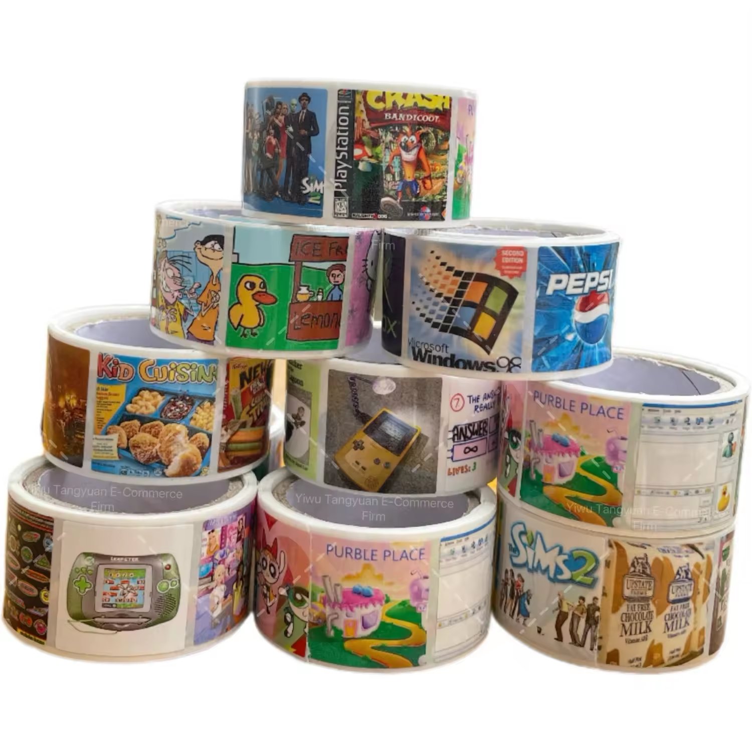 Custom Sticker Creator Cartoon 500 Per Roll Teacher Motivational Stickers Decals Printing Label Student Cute Decorative Sticker
