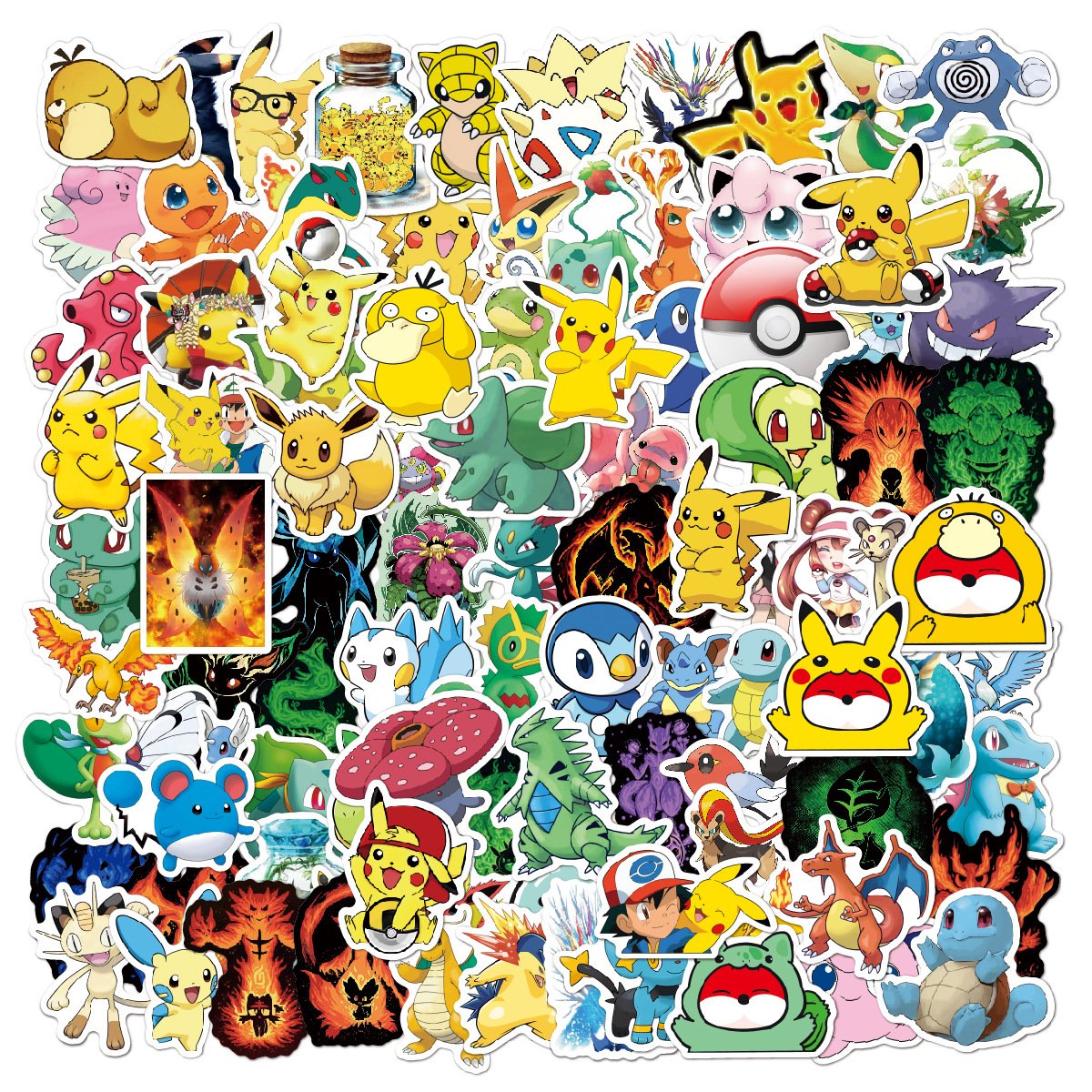 Stickers A total of 400 children's cartoon pet waterproof luggage stickers wholesale