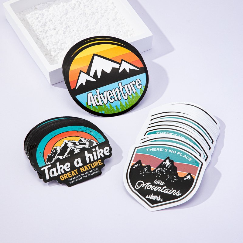High Quality Custom Printing Uv Resist Weatherproof Stickers Die Cut PVC Stickers Waterproof Outdoor Car Sticker