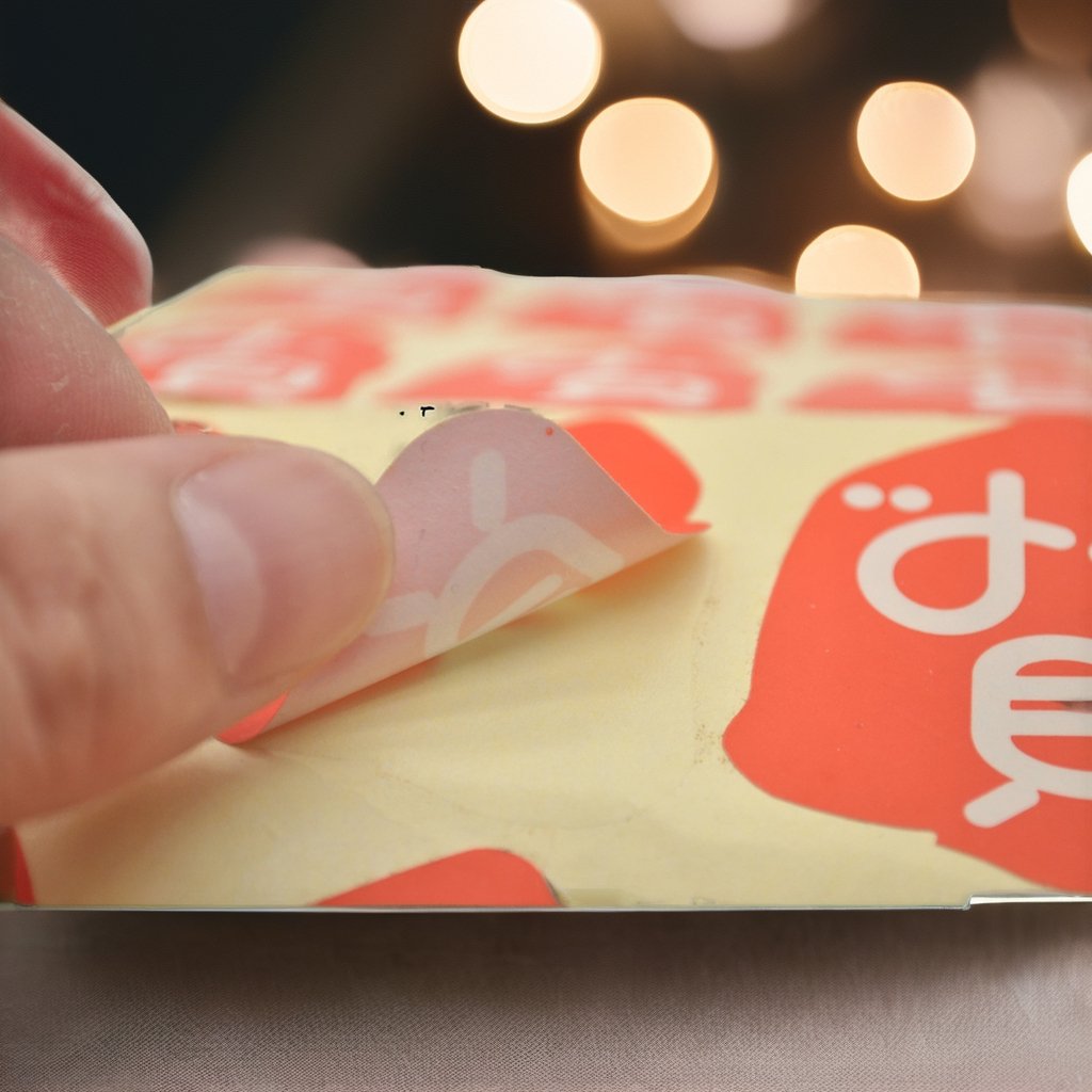 Customized stickers, retro stickers, waterproof coated products, cute cartoon pattern design and printing for labels
