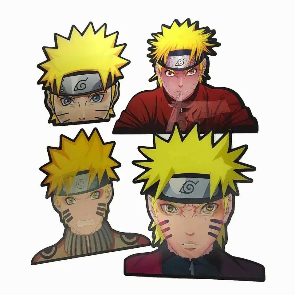 Hot Selling 3D Custom Printing Die Cut Anime Sticker 3D Waterproof Adhesive Cartoon Stickers