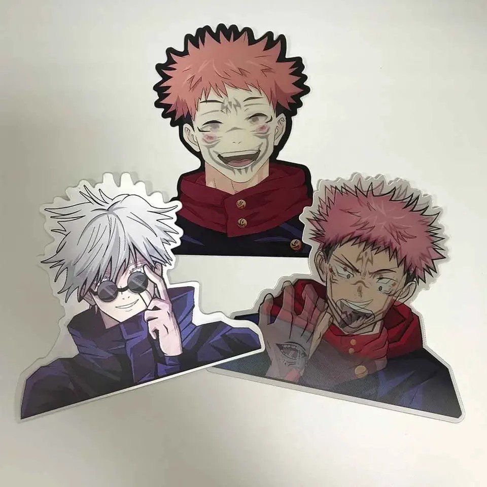 Hot Selling 3D Custom Printing Die Cut Anime Sticker 3D Waterproof Adhesive Cartoon Stickers