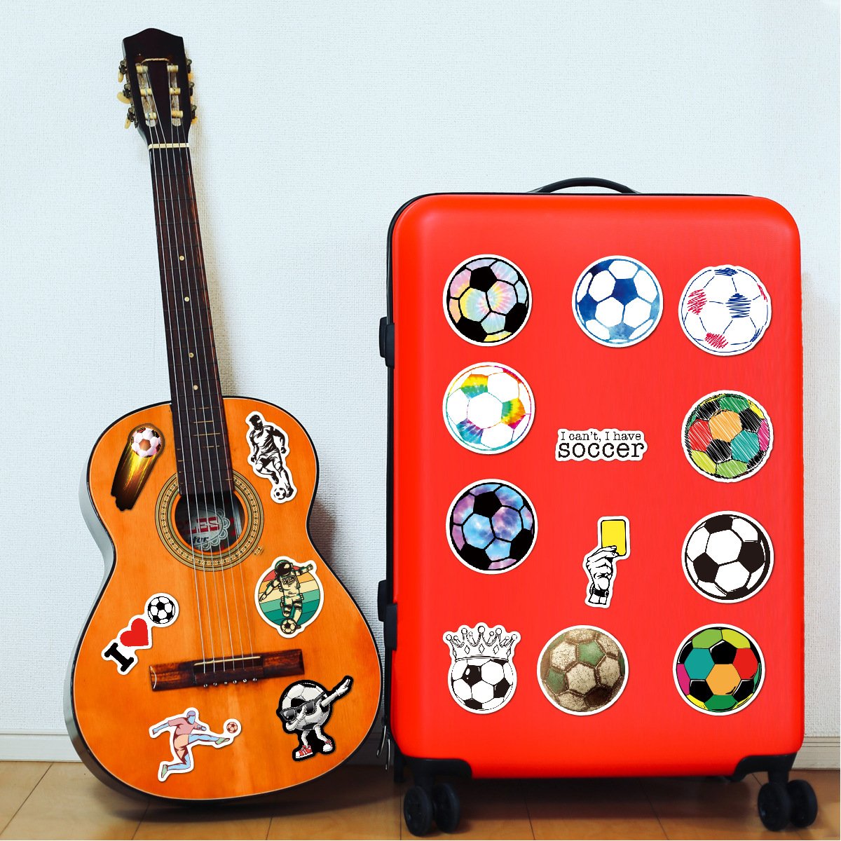 Cartoon Vinyl PVC Sticker Sport Football Game Decal for Kids for Home Decoration on Laptop Skateboard or Luggage