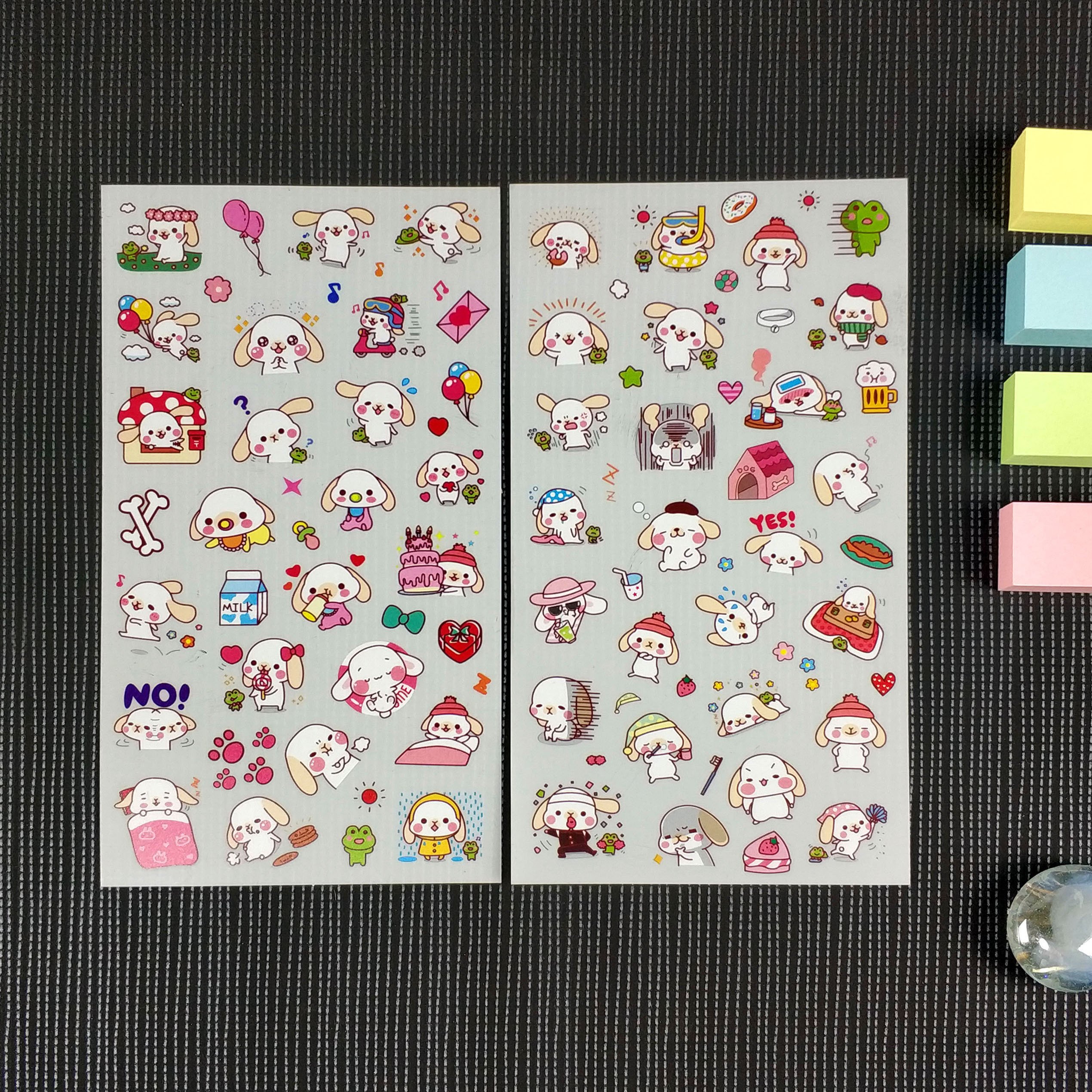 PVC Cartoon Cute Self Adhesive Waterproof Custom Stickers Anime Die Cut Waterproof Vinyl Adhesive Cartoon Stickers