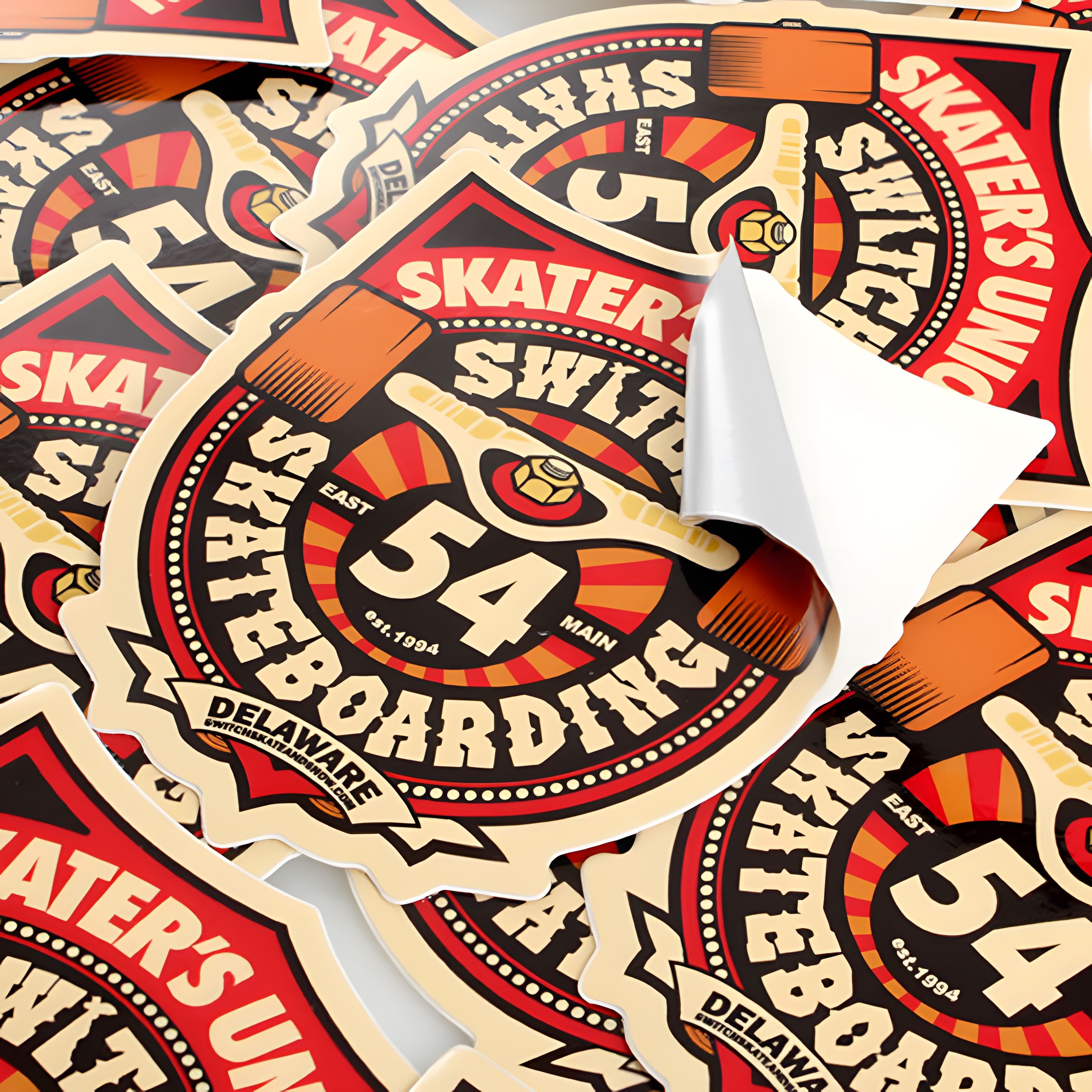 2024 New DW Custom Personalized Logo Adhesive Sticker Vinyl PVC Letter Die Cut Stickers For Promotion