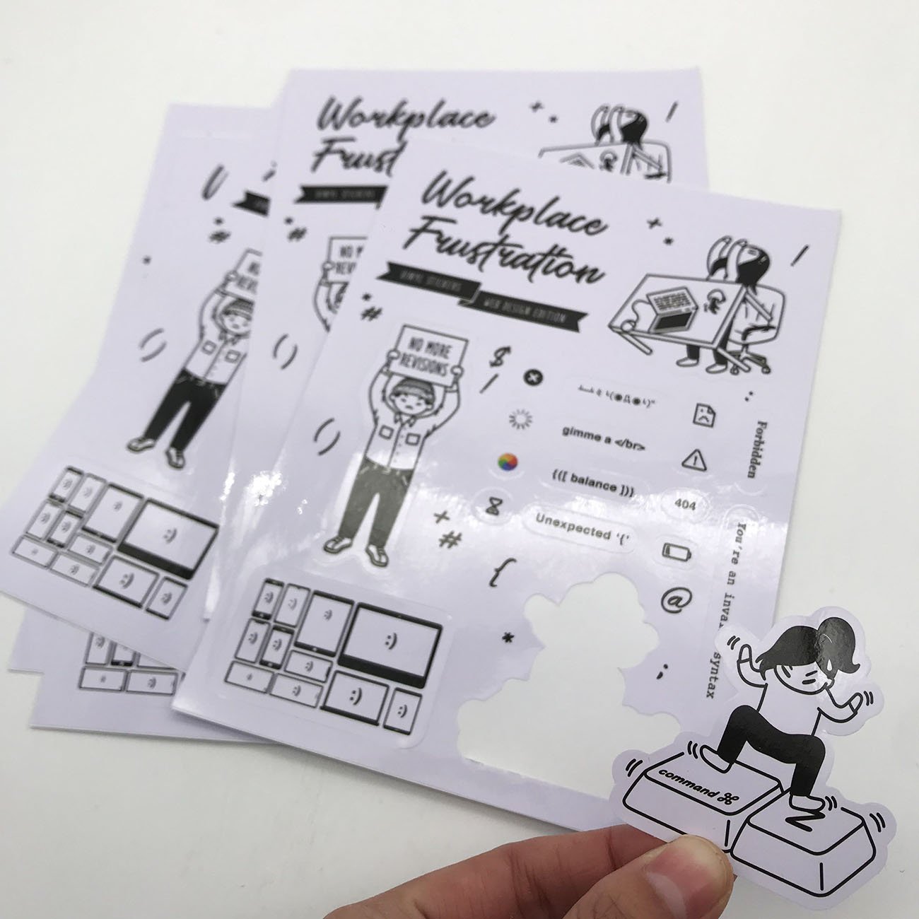 Art Half Custom Printing Cartoon Sticker Vinyl Die Cut Sticker Sheet Removable Kiss Cut Vinyl Stickers Sheet