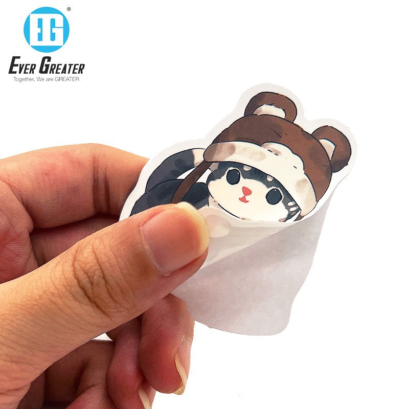 Custom lovely vinyl cartoon luggage stickers