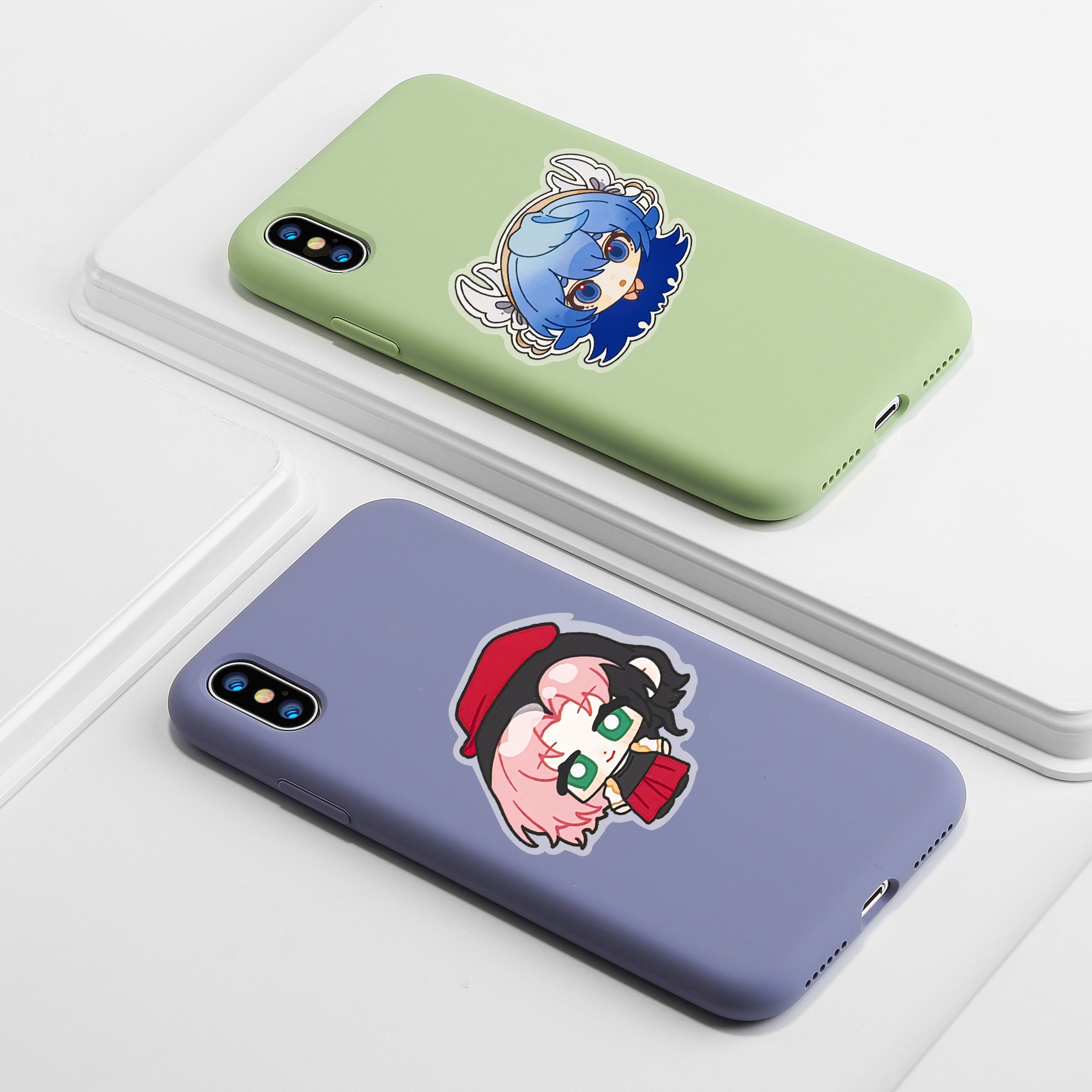 Cartoon Anime Holographic Sticker Die Cut UV Resistant Sticker Custom Die Cut Stickers