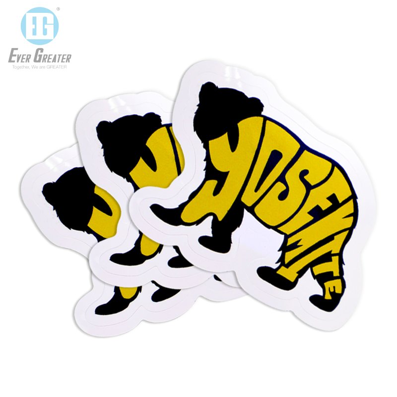 Custom Factory Cost High Quality Colorful Exquisite Epoxy Vinyl Cartoon Stickers