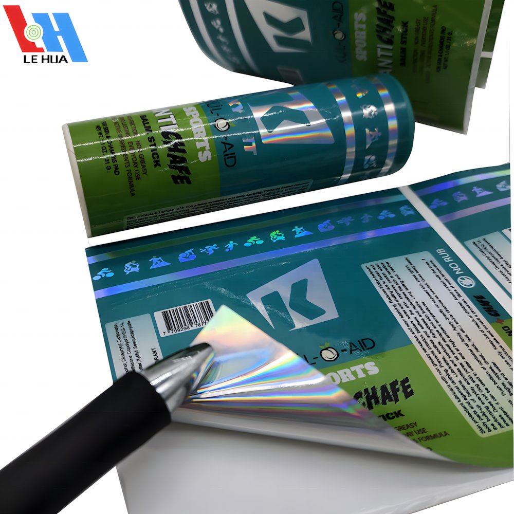 Custom High Quality Sticker Self-Adhesive Waterproof Vinyl Sticker Logo Printing Label Holographic PVC Sticker