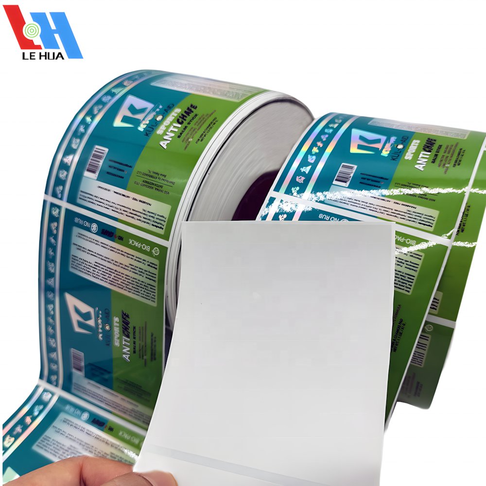 Custom High Quality Sticker Self-Adhesive Waterproof Vinyl Sticker Logo Printing Label Holographic PVC Sticker