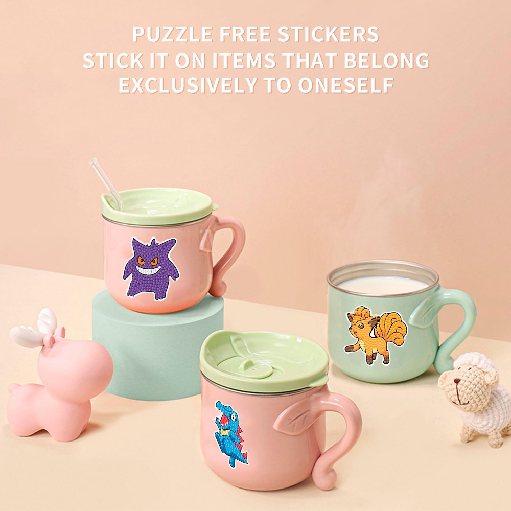 High quality children's DIY diamond stickers with various styles of cartoon diamond painting stickers