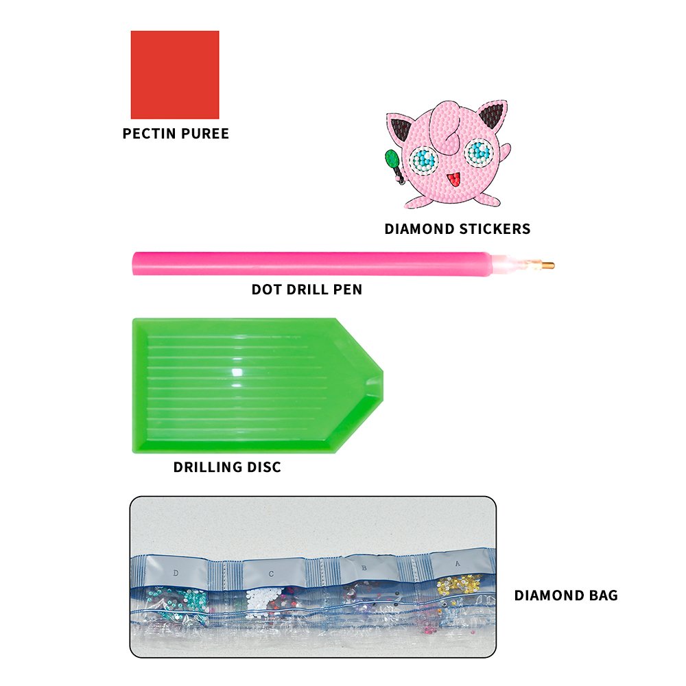 High quality children's DIY diamond stickers with various styles of cartoon diamond painting stickers