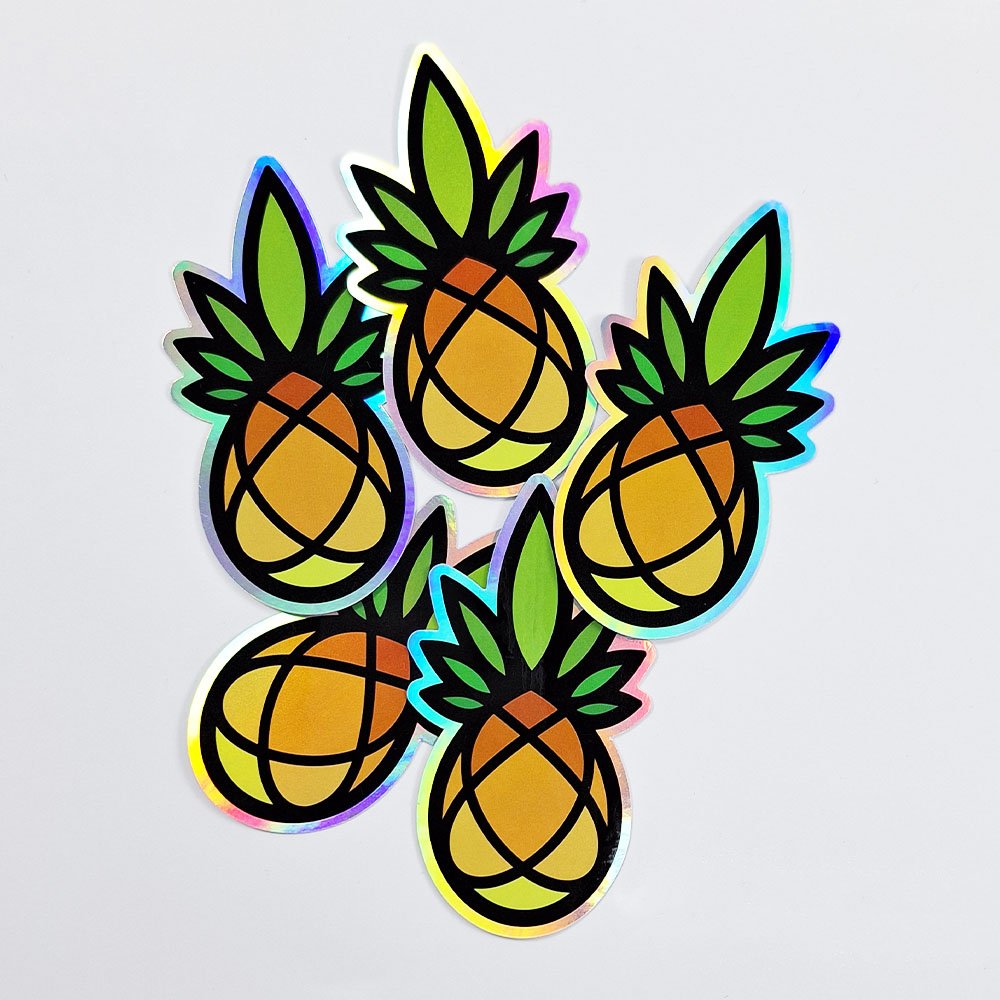 Custom Self Adhesive Kiss Cut Sticker Die Cut Vinyl Logo Label Pvc Holographic Custom Stickers
