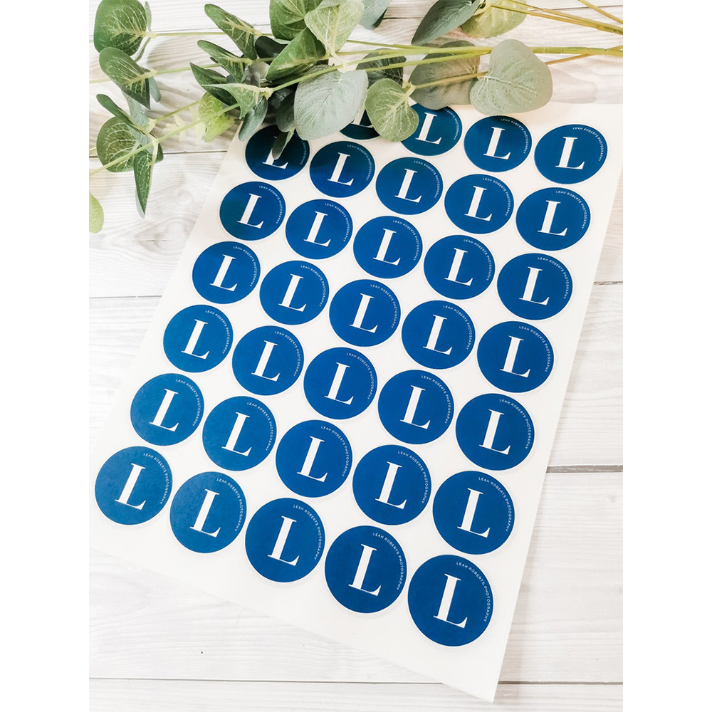 Custom Sticker Round Paper Logo Printing Waterproof Decoration Scrapbooking Custom Sticker Sheet