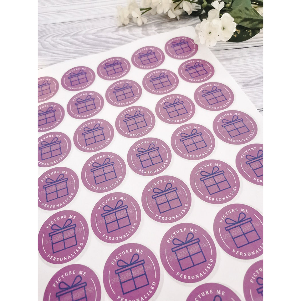 Custom Sticker Round Paper Logo Printing Waterproof Decoration Scrapbooking Custom Sticker Sheet