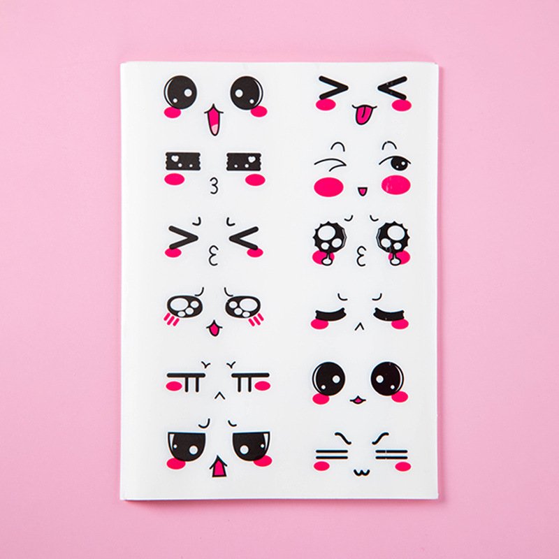 Kindergarten Award Handbill Pad Cartoon Cute Emoticon Stickers For Children