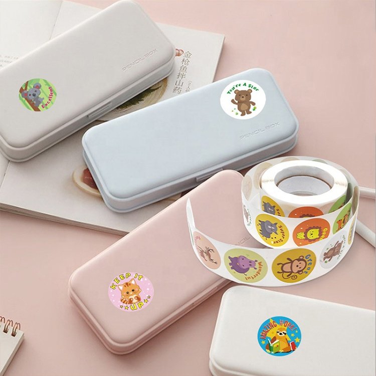 Adhesive Stickers Toys Decorated Children Teachers Reward Stickers label Paper fashion Cartoon stickers