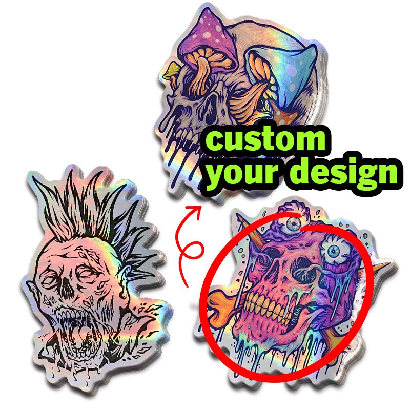Custom Die Cut Vinyl Stickers Printing, Adhesive Waterproof PVC Label Company Logo Design Cartoon Stickers