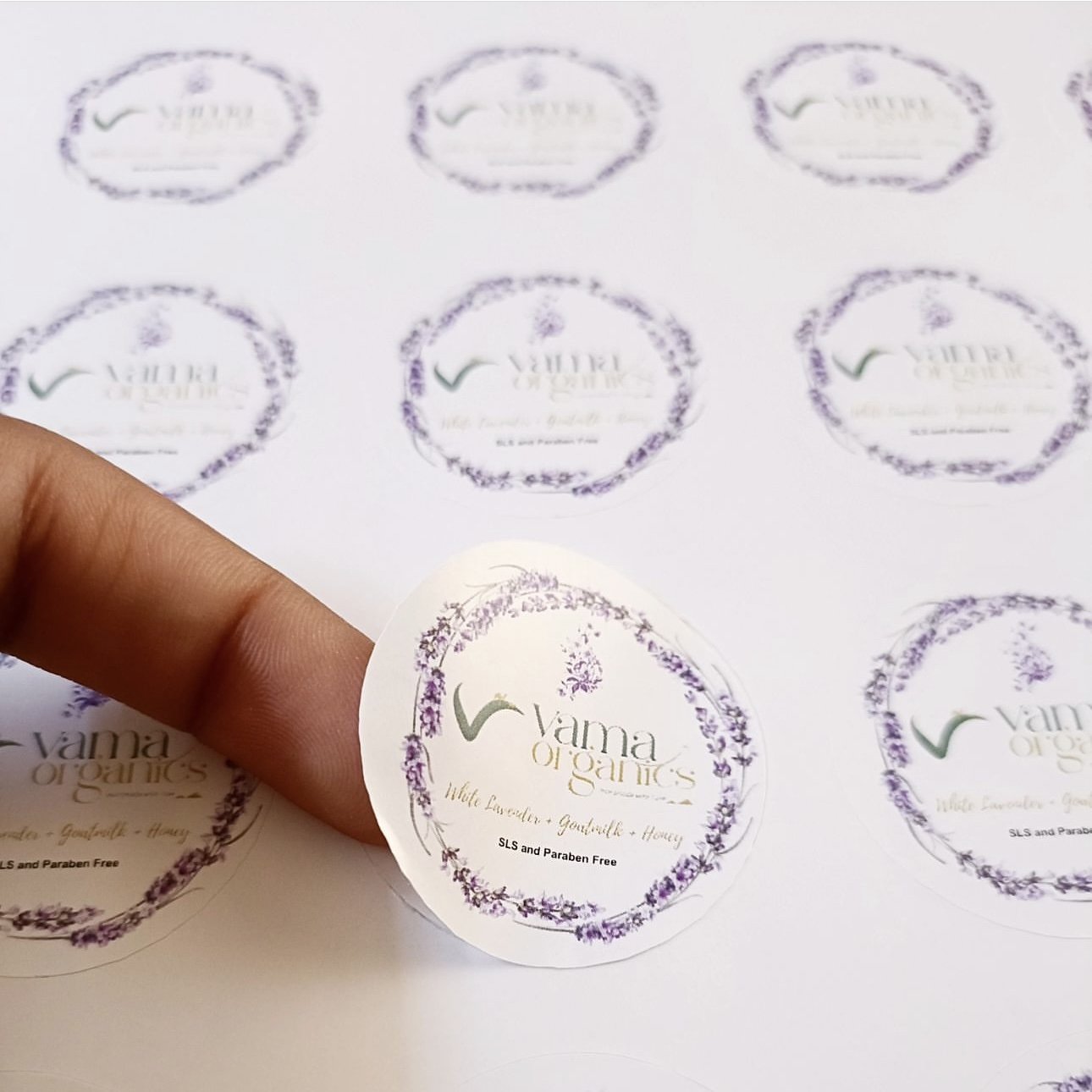 Custom sticker with logo die cut sticker Gold Foil Stickers