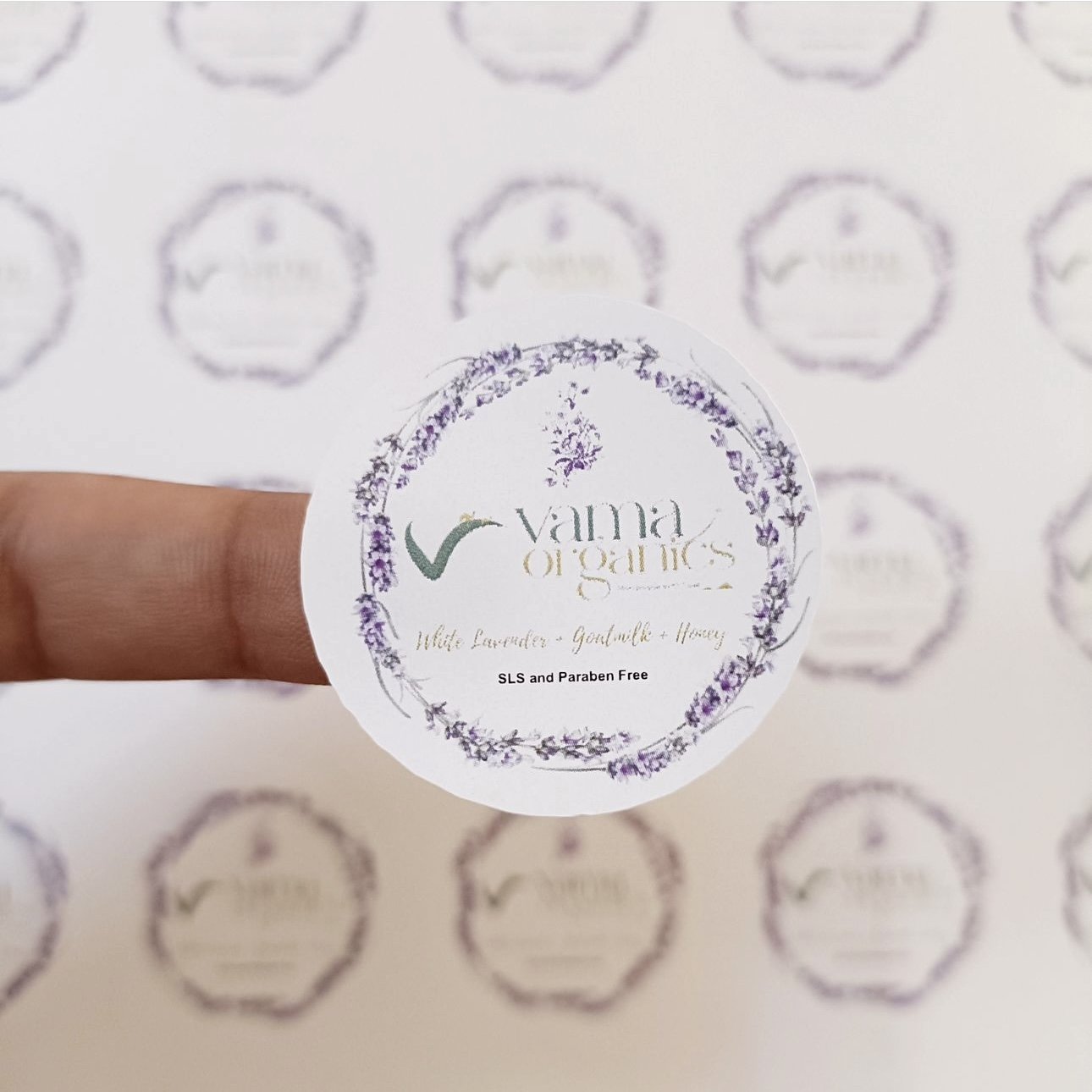 Custom sticker with logo die cut sticker Gold Foil Stickers
