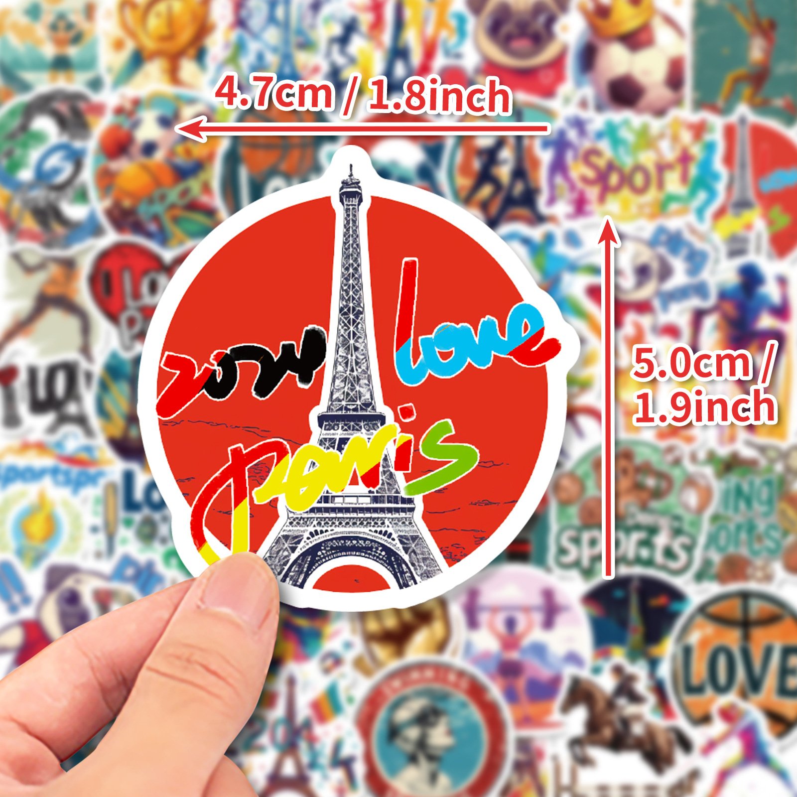 49 PCS Sports Games Graffiti Stickers To Decorate Suitcases And Notebooks Creative Stickers
