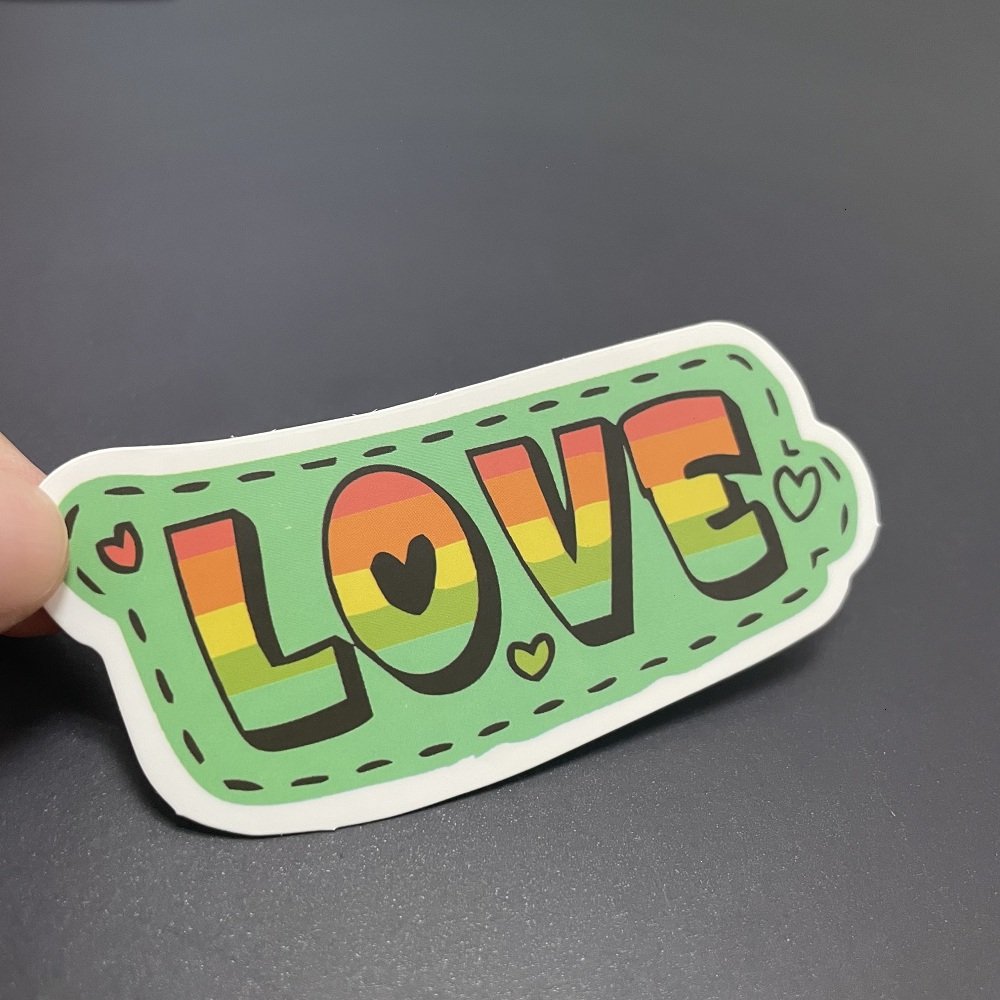 Minsda Custom Wholesale Vinyl Waterproof Laptop Kawaii Die Cut Cartoon Character Stickers