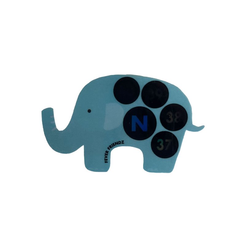 Wholesale Baby Fever Temperature Stickers Cartoon Design LCD Color-changing Temperature Stickers