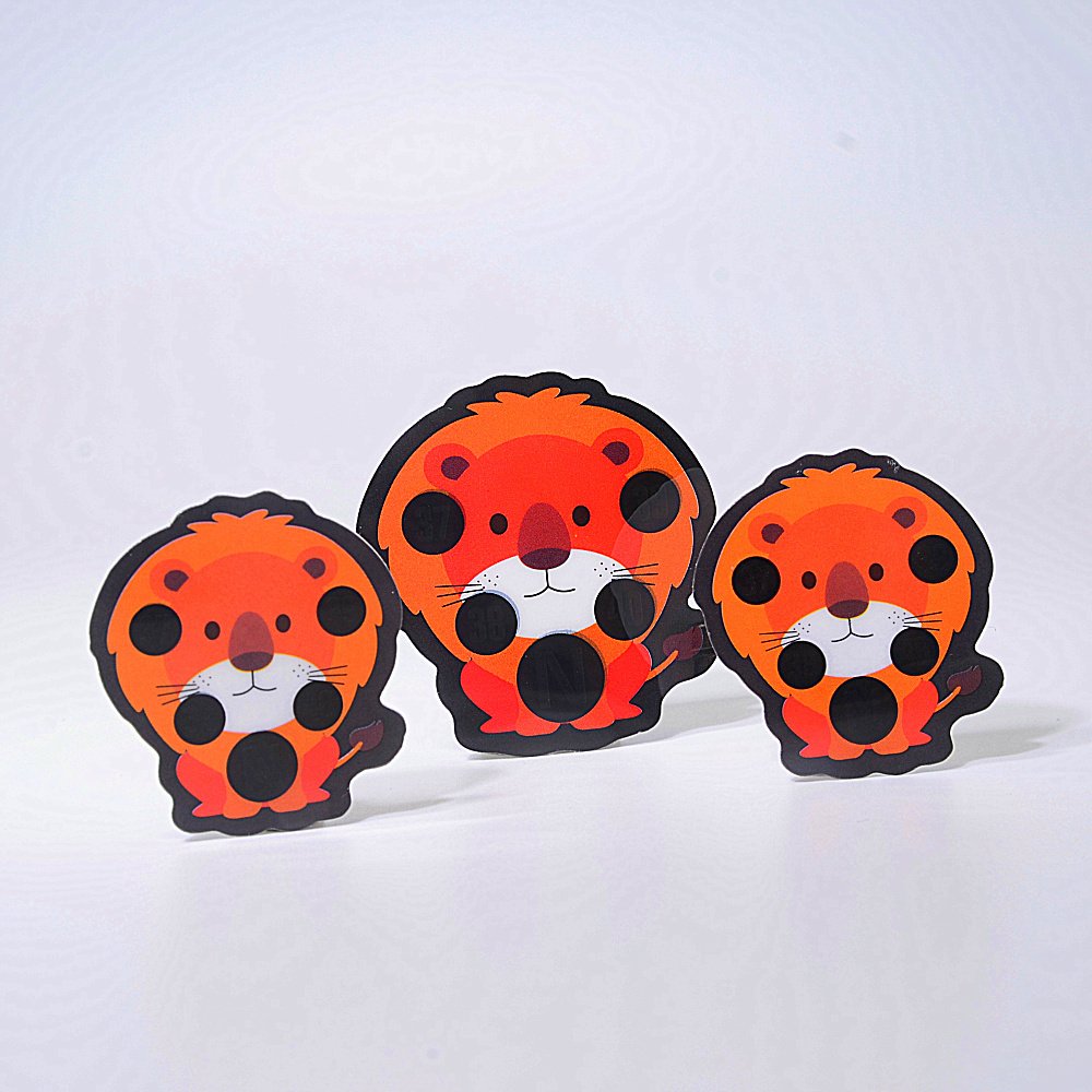 Wholesale Baby Fever Temperature Stickers Cartoon Design LCD Color-changing Temperature Stickers