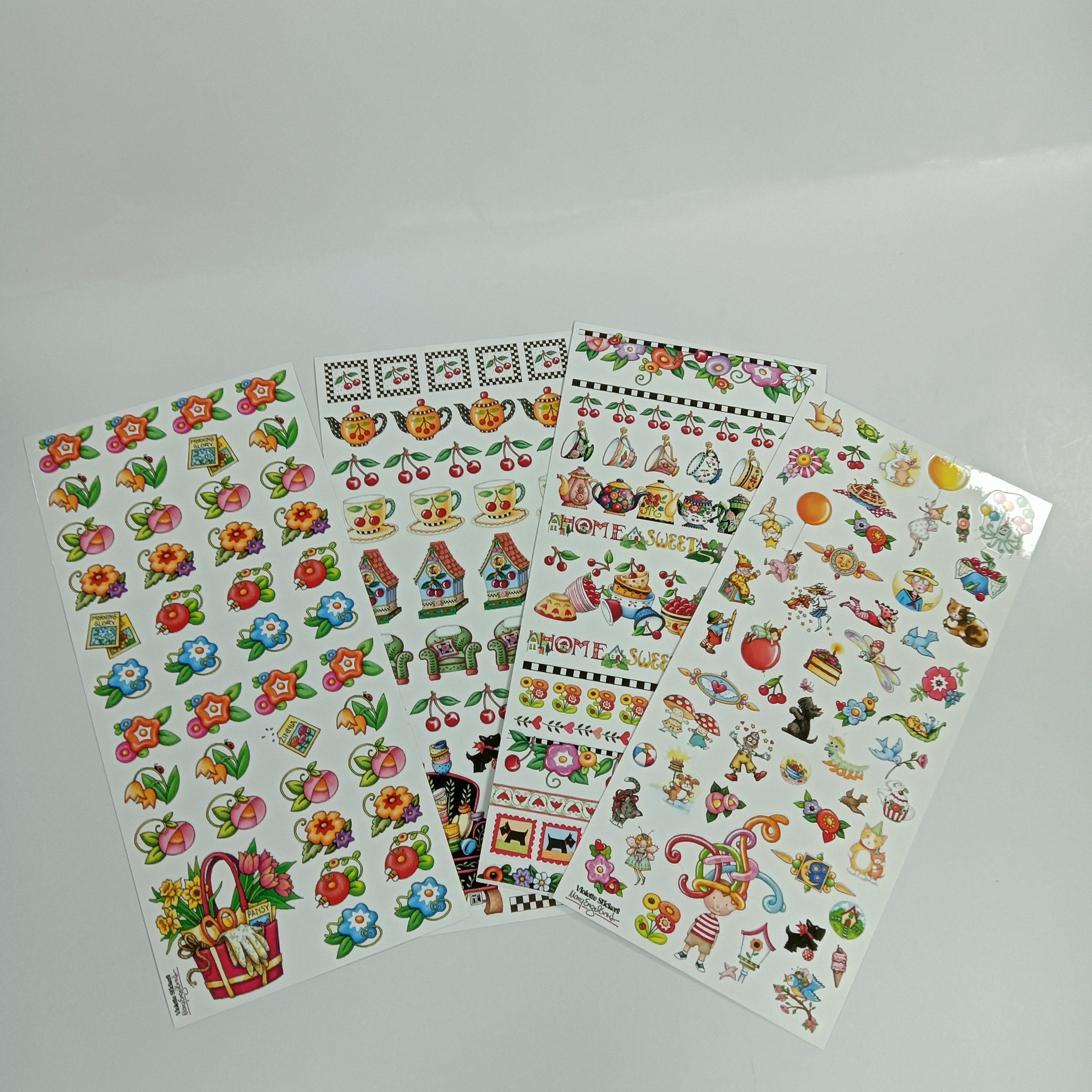 Factory direct sell custom label stickers kiss cut logo with decal stickers vinyl hologram cartoon stickers A4 A5 A6