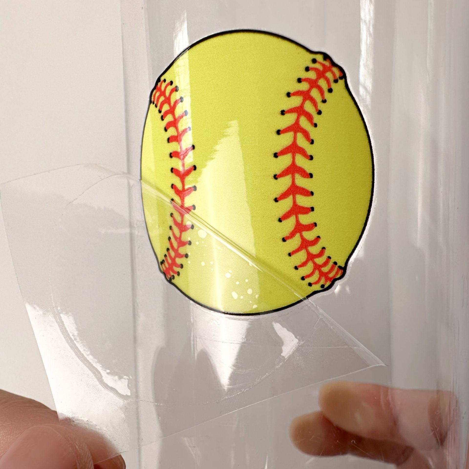 custom UV transfer sticker DIY laptop bottle tear film reserved custom cartoon logo sticker label festive transfer stickers
