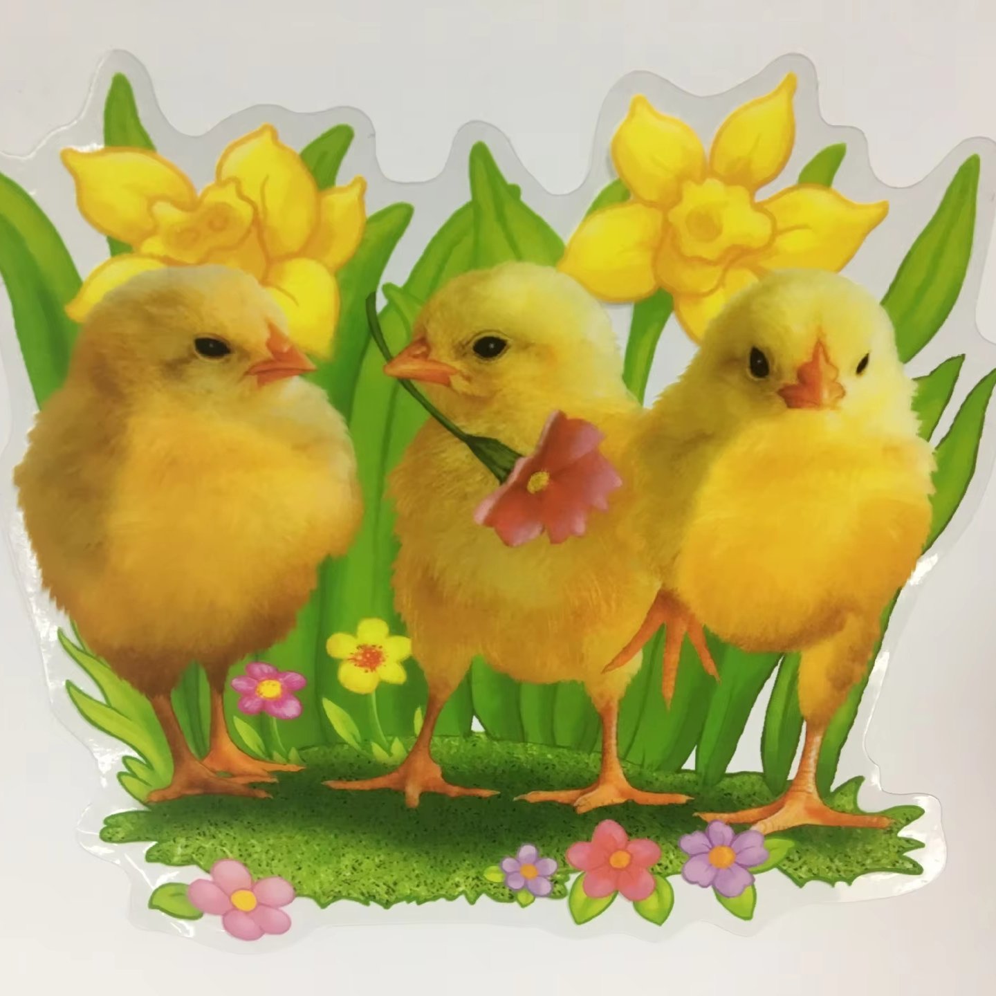 Waterproof Cartoon Vinyl Outdoor Decor Holographic Custom Print Logo Laptop Die Cut Sticker