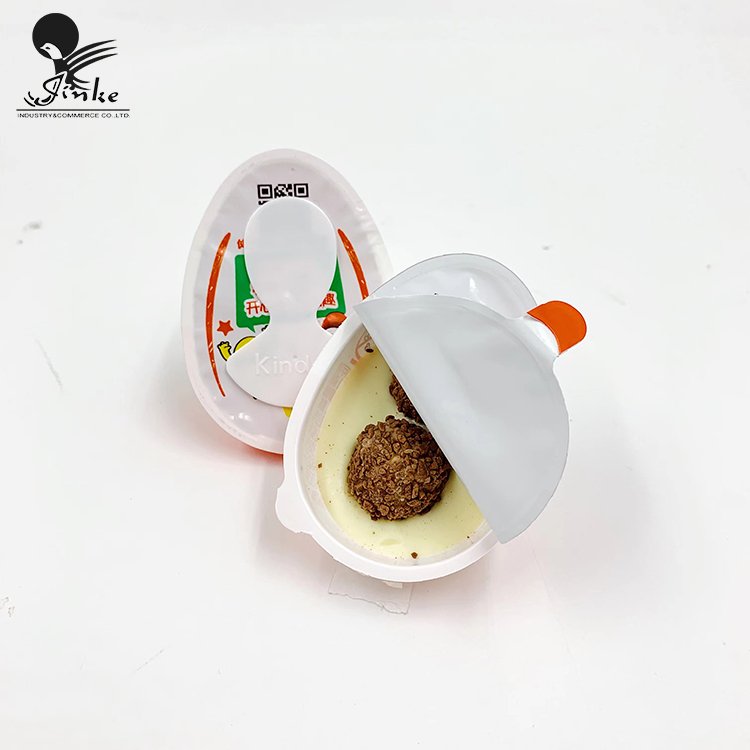 Customized food cartoon chocolate funny egg plastic blister pvc film roll thermoforming blister sheet film