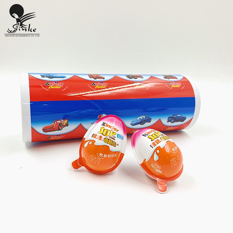 Customized food cartoon chocolate funny egg plastic blister pvc film roll thermoforming blister sheet film