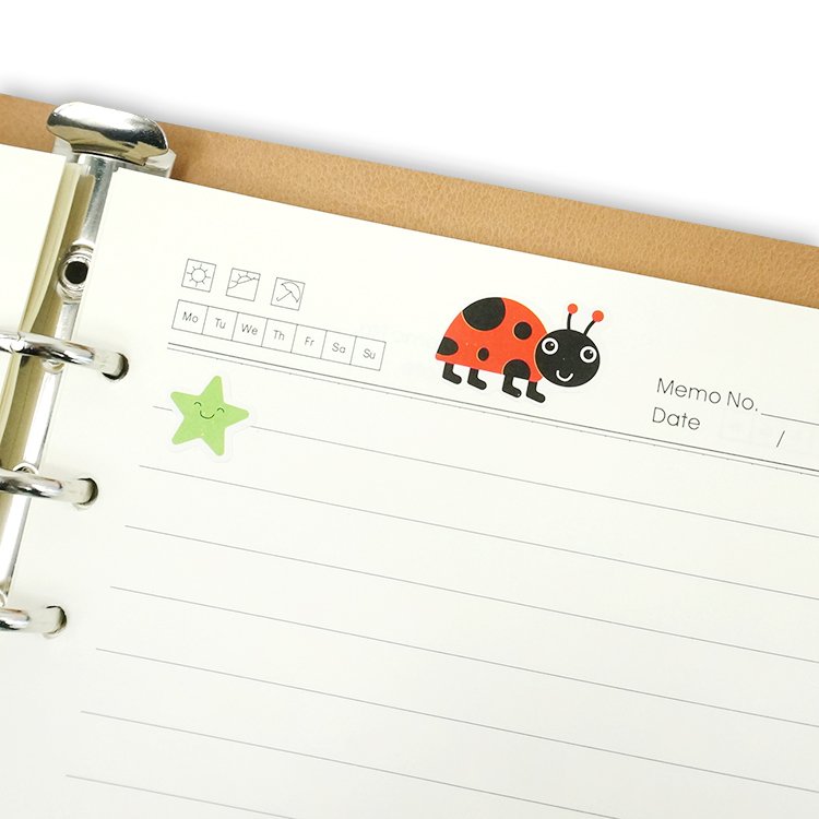 High Quality Die Cut Cartoon Animal Design Self Adhesive DIY Paper Sticker for Kids