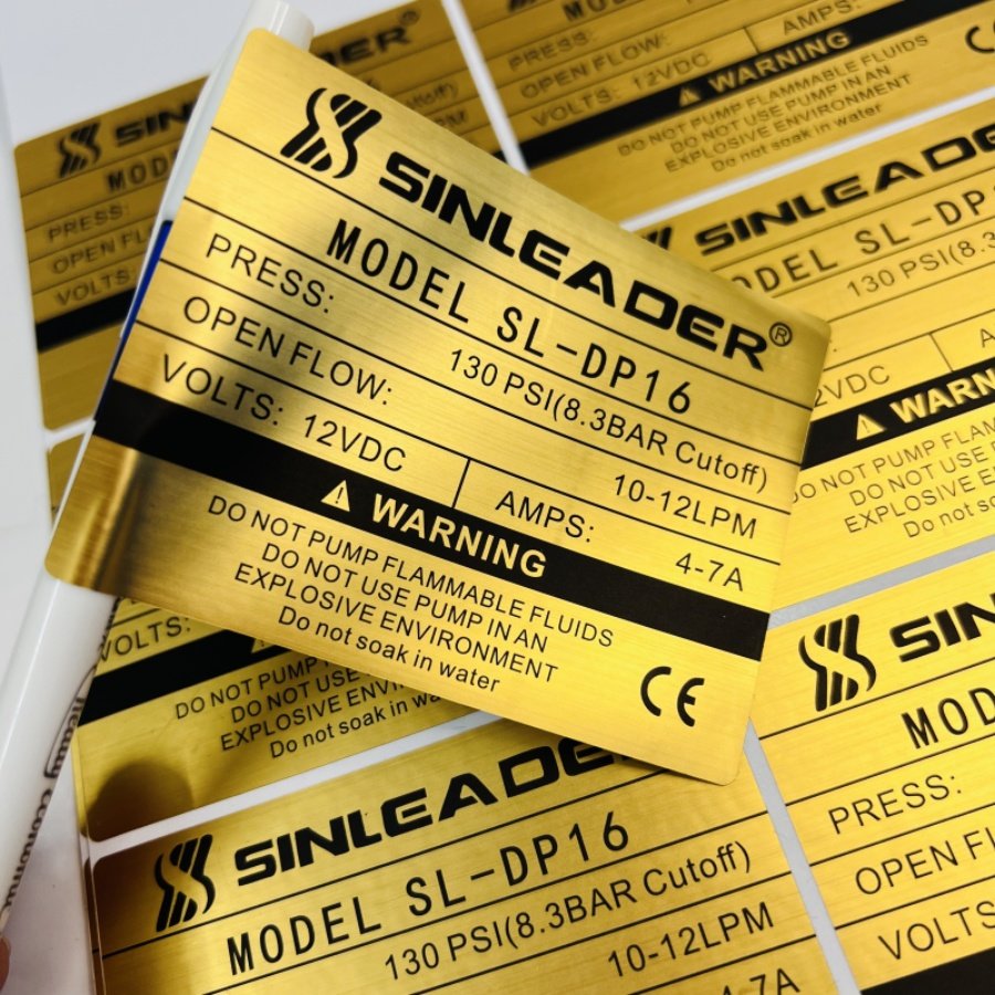 Factory Custom High Quality Cosmetic Sticker Perfume Glass Bottle Logo Label Custom Sticker
