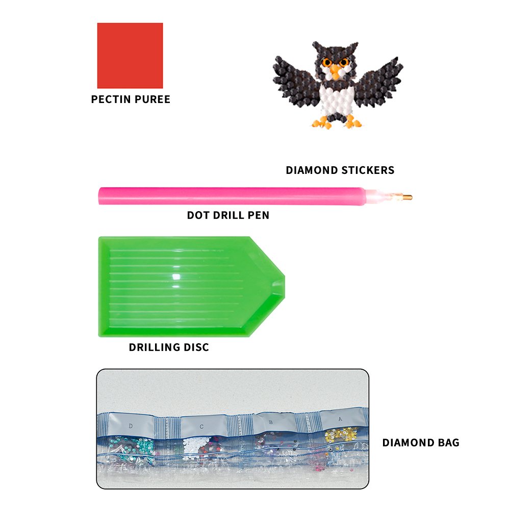Wholesale children's diamond painting set 5D DIY diamond set by digital painting, handmade stickers, children's handicrafts