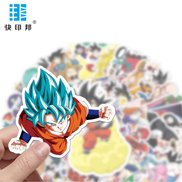 Customized Logo Printing Self Adhesive Pvc Cartoon Vinyl Stickers