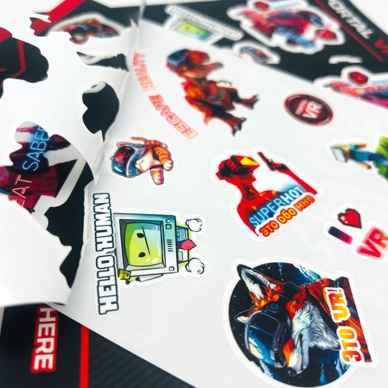 Free proofing vinyl stickers A4 glossy stickers Matte stickers Custom packaging for small businesses