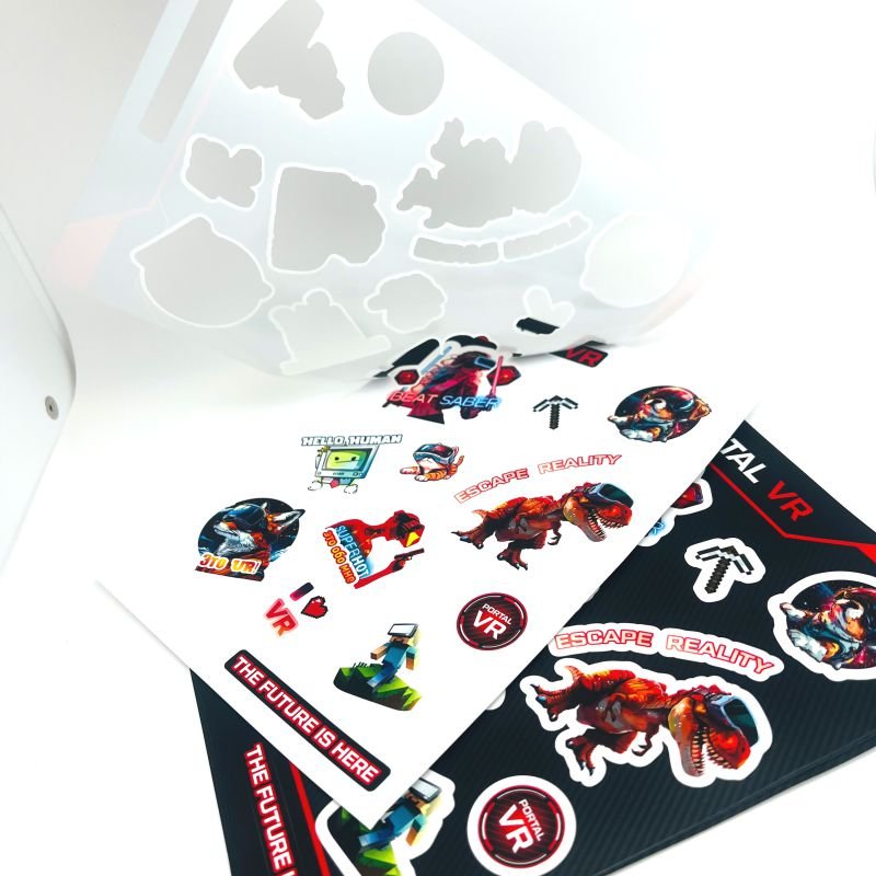 Free proofing vinyl stickers A4 glossy stickers Matte stickers Custom packaging for small businesses