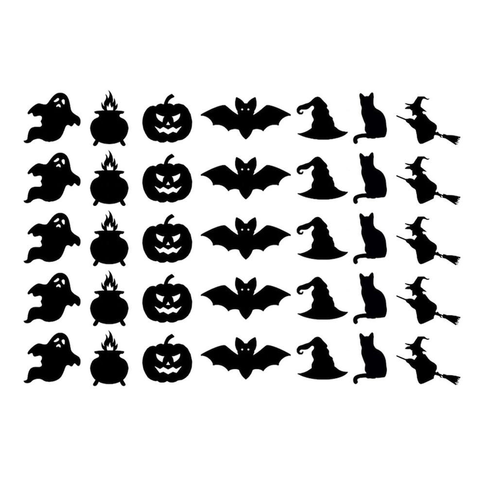 Tiny Sticker Halloween Festival Theme Style Die Cut Custom Cute Cartoon Stickers Sheets
