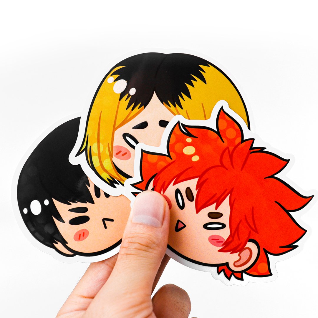Custom Printing Label Logo Sticker Kiss Cut Vinyl Paper Waterproof Cartoon Anime Laptop Adhesive Promotional Die Cut Stickers
