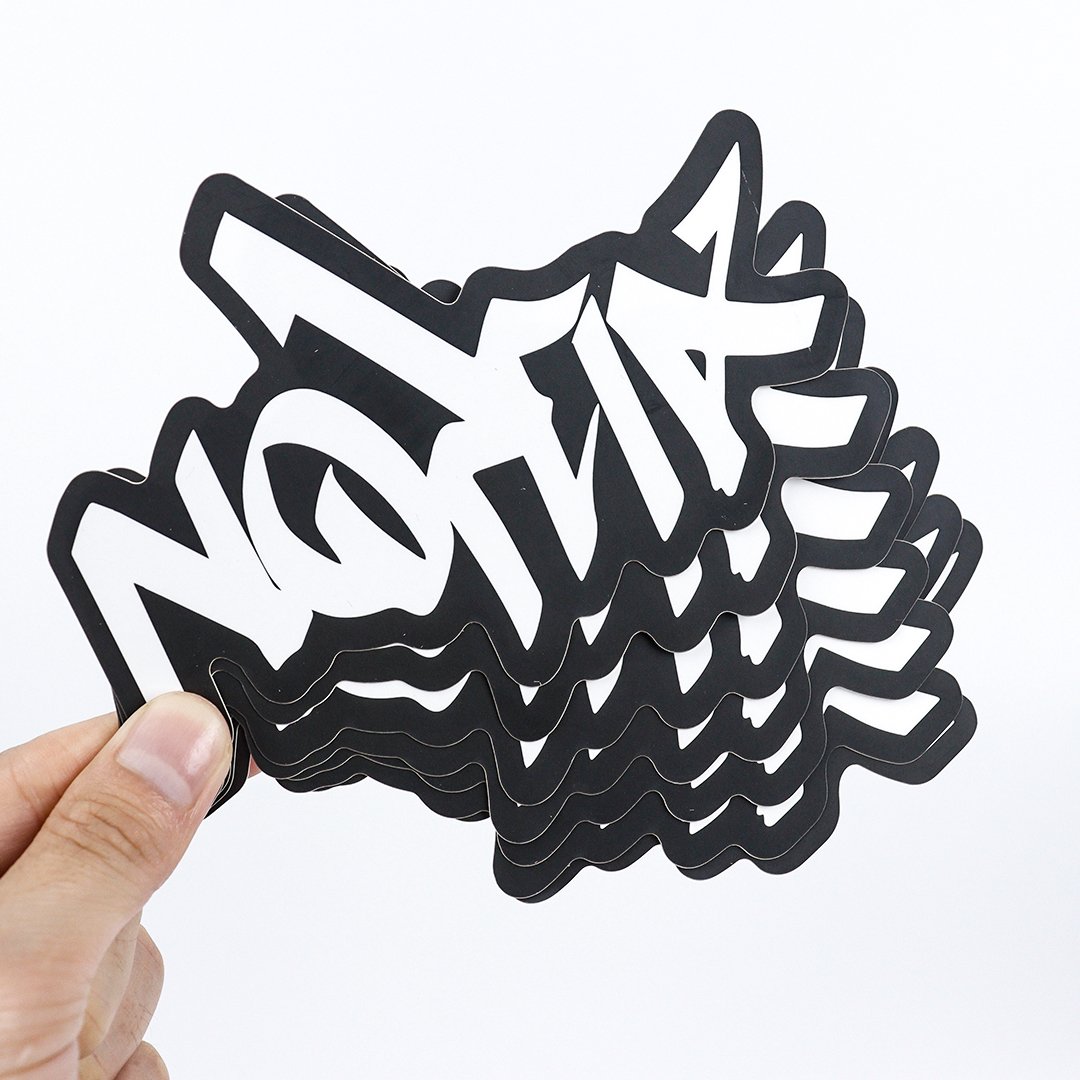 Custom Printing Label Logo Sticker Kiss Cut Vinyl Paper Waterproof Cartoon Anime Laptop Adhesive Promotional Die Cut Stickers